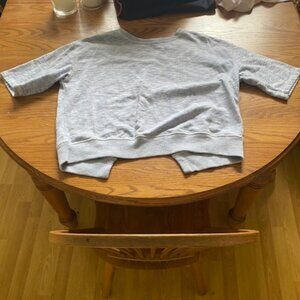 Victoria's Secret cutout back boxy shirt LIKE BRAND NEW